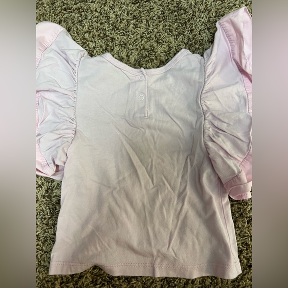 Habitual Girl Lavendar flutter sleeve top - Picture 3 of 3